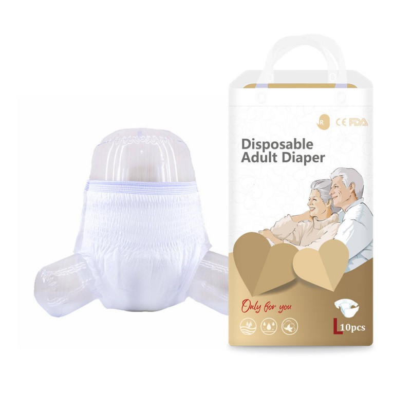 Disposable OEM Incontinence Pull Up Pants Cheap All Size Cloth-like Adult Diaper