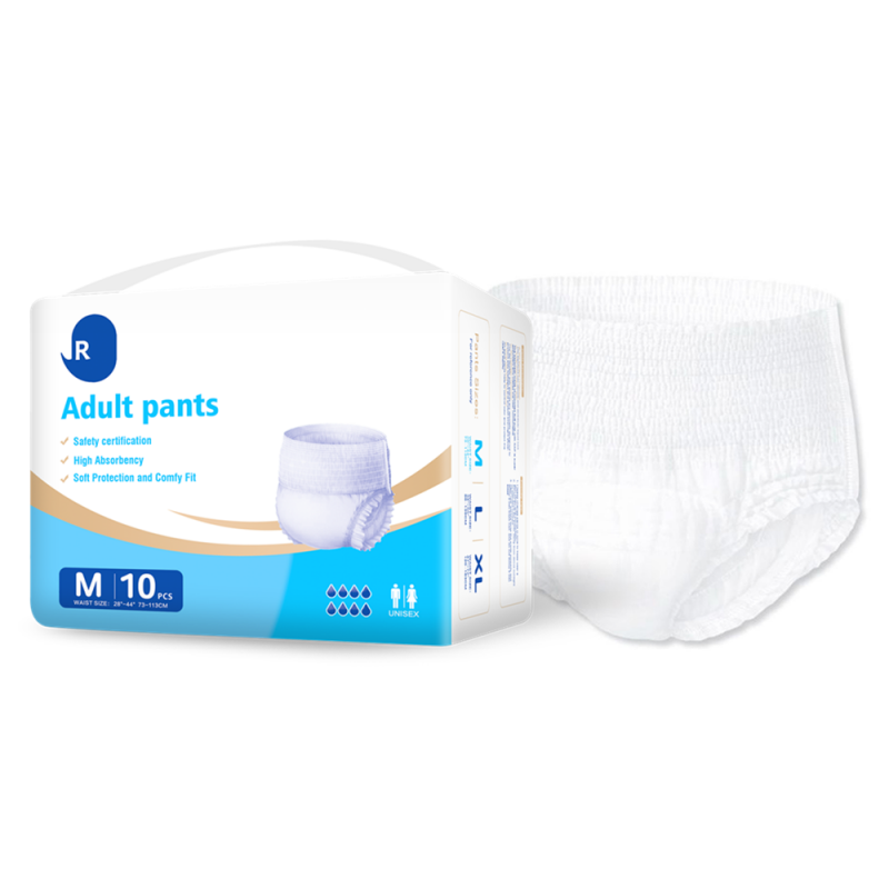 Disposable Adult Diaper Pants Super-Absorbent Adult Diaper Pullup Pants