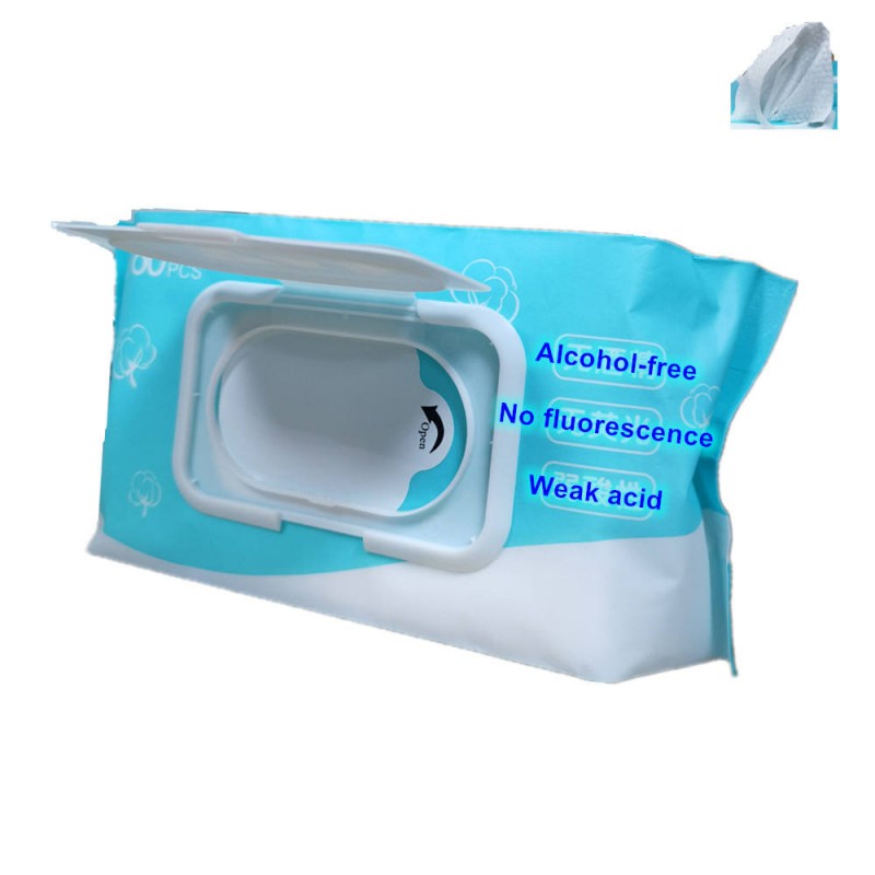 Multi-purpose Non-woven Fabric Baby Wet Tissue Cleaning Soft Moist Towels