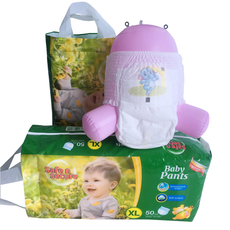 Hot Sale Cheap Price High Absorption Disposable Pullup Diapers For Baby