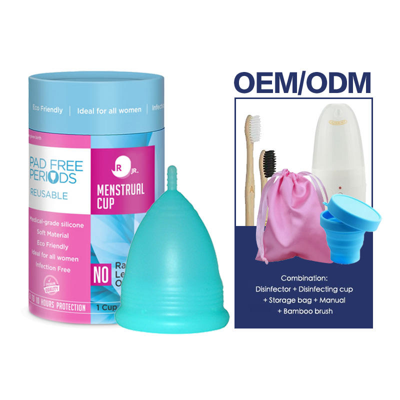 Eco-Friendly Soft Safe Period Menstrual Cup Medical Silicone OEM Copa Menstrual